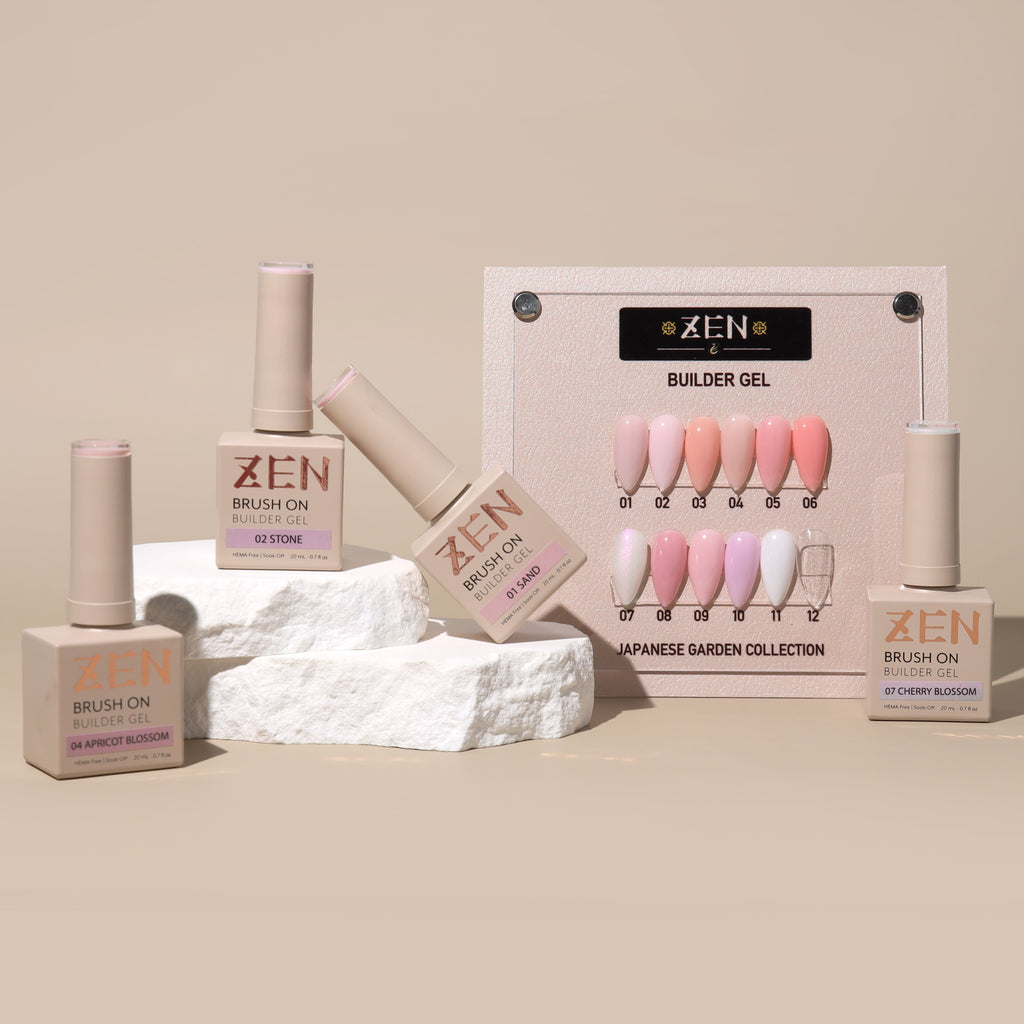 KaZEN | Brush-on Builder Gel - 12 Colors