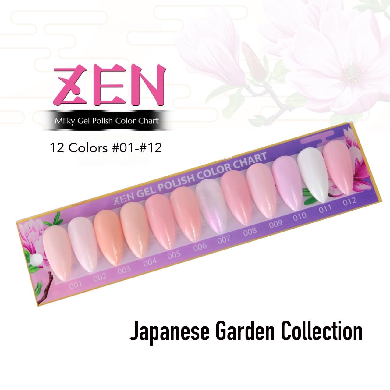 KaZEN | Milky Gel Polish Japanese Garden Collection #01-#12